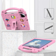 Dětské pouzdro pro Xiaomi Pad 7 / Xiaomi Pad 7 Pro, Cute Patterns, se stojánkem, růžové