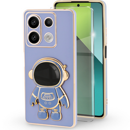 Pouzdro pro Xiaomi Redmi Note 13 Pro 5G, Astronaut, modré + 9H tvrzené sklo
