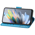 Klopové pouzdro pro Motorola Moto G15 / Motorola Moto G15 Power, Butterfly, modré