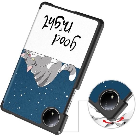 Pouzdro pro Xiaomi Redmi Pad SE 8.7, Smartcase, cat