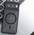 Pouzdro pro OnePlus Nord 4, pro MagSafe, ERBORD Matt Case, černý + sklo na displej