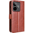 Klopové pouzdro pro Realme GT 7 / 7T, Crazy Horse Wallet, hnědé