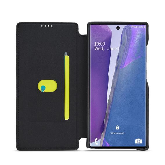 Klopové pouzdro pro Samsung Galaxy Note 20 Ultra, LC.IMEEKE, černé