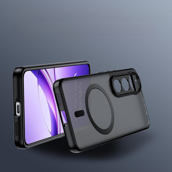 Pouzdro pro Vivo V50 Lite 4G / 5G, pro MagSafe, ERBORD Matt Case, černý