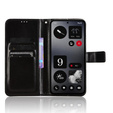 Klopové pouzdro pro Nothing CMF Phone 1, Crazy Horse Wallet, černé
