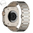 Náramek pro Apple Watch 1/2/3/4/5/6/7/8/9/SE/ULTRA/ULTRA 2 42/44/45/49MM, titanový