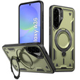 Pouzdro pro Samsung Galaxy A36, Military MagSafe, zelené