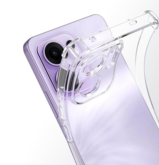 Pouzdro pro Oppo Reno 13F / Oppo Reno 13FS, Dropproof, průhledné
