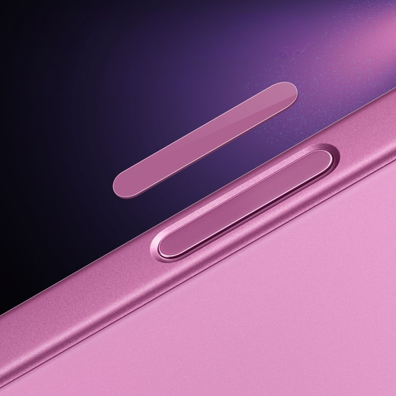 2x sklo ovládacího tlačítka fotoaparátu NORTHJO pro iPhone 16 / 16 Plus / 16 Pro / 16 Pro Max, růžové