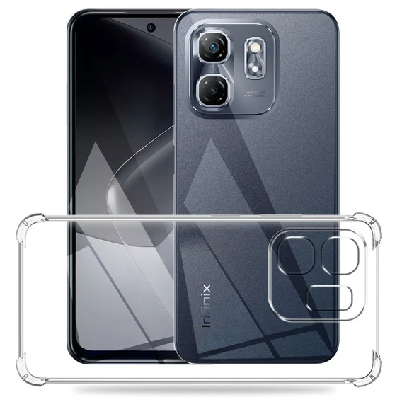 Pouzdro pro Infinix Hot 50i 4G, Dropproof, průhledné