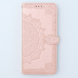 Klopové pouzdro pro Xiaomi 13T / 13T Pro, Mandala, růžové rose gold