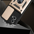 Pouzdro pro Motorola Moto G73 5G, CamShield Slide, zlaté