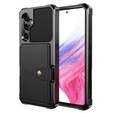 Pouzdro pro Samsung Galaxy A54 5G, Card Holder Kickstand, černé