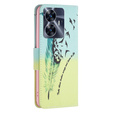 Klopové pouzdro pro Realme C55, Wallet, feather, modré