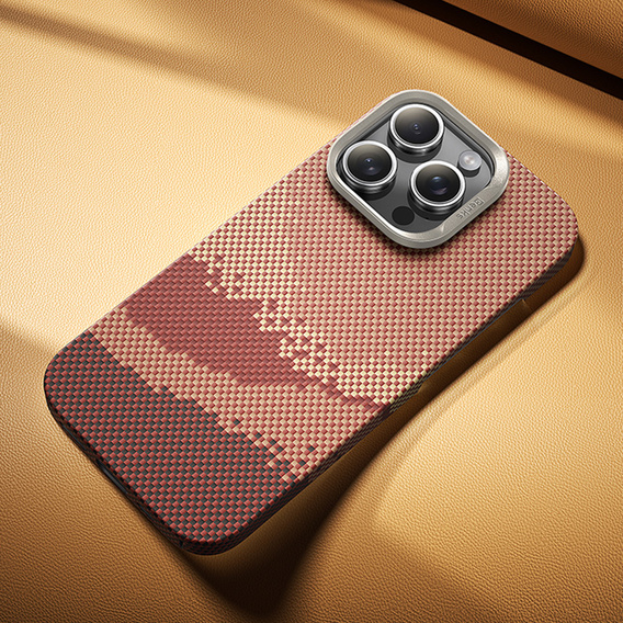 Pouzdro Benks Magnetic Golden Tide Kevlar 600D pro iPhone 16 Pro