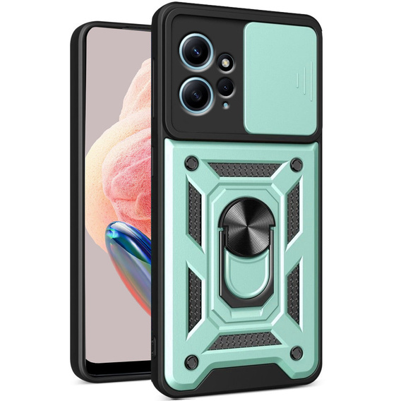 Pouzdro pro Xiaomi Redmi Note 12 4G, CamShield Slide, zelený