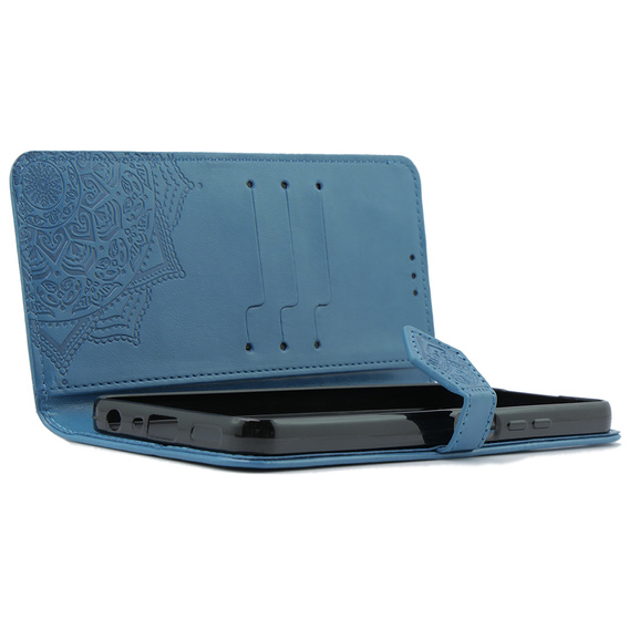 Klopové pouzdro pro Xiaomi Poco X6 5G, Mandala, modré