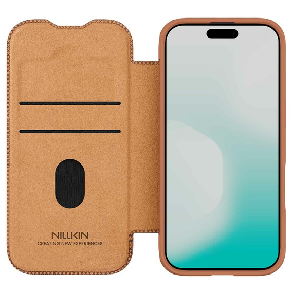 Pouzdro s klopou NILLKIN CamShield Qin Pro pro iPhone 17