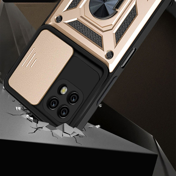 Pouzdro pro Realme C21, CamShield Slide, zlaté