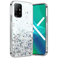 Pouzdro pro Oppo Reno5 Z / F19 Pro Plus, Glittery, průhledné