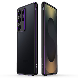 Pouzdro LUPHIE pro Samsung Galaxy S25 Ultra, Armor Bumper, černé