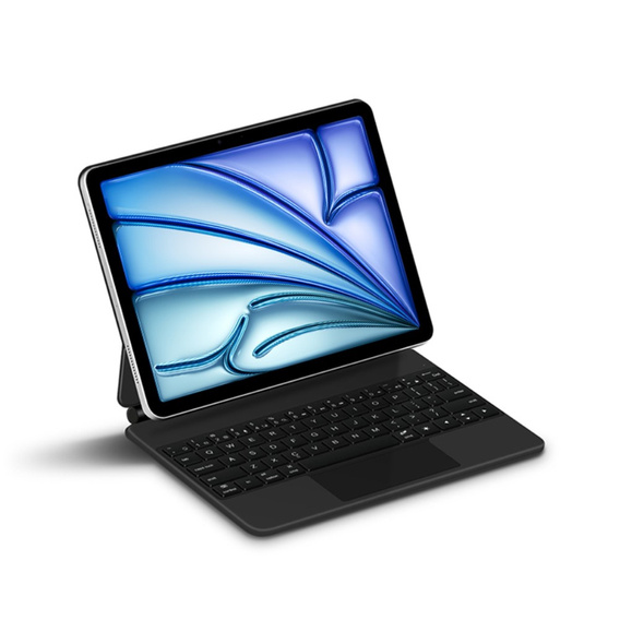 Pouzdro s klávesnicí pro iPad Air 13" 2024, Magnetic Keyboard Touchpad, černé