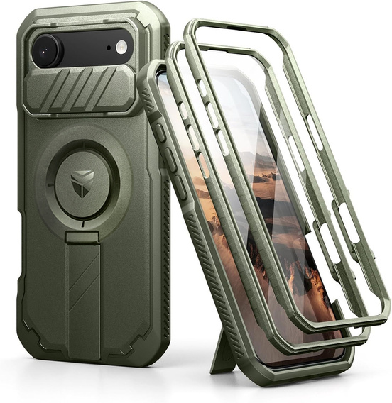 Pancéřové pouzdro Dexnor se stojánkem a spouští fotoaparátu, pro MagSafe pro iPhone Air
