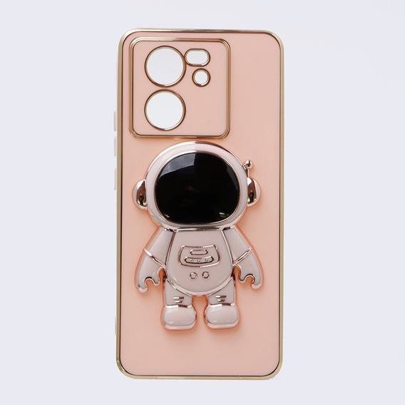 Pouzdro pro Xiaomi 13T / 13T Pro, Astronaut, růžové rose gold