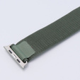 Nylonový řemínek pro Apple Watch 1/2/3/4/5/6/7/8/SE/ULTRA 42/44/45/49 mm, zelený