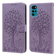 Klopové pouzdro pro Motorola Moto G22, tree, fialové