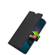 Klopové pouzdro pro Oppo A57s, Wallet Thin Magnet, černé