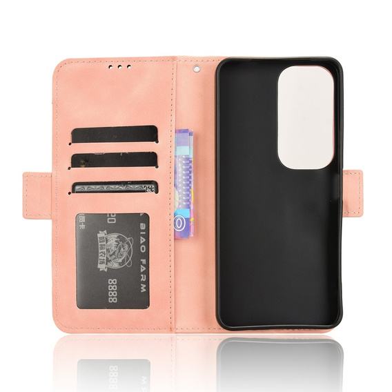 Klopové pouzdro pro Vivo Y19s, Card Slot, růžové