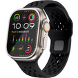Silikonový řemínek pro Apple Watch 1/2/3/4/5/6/7/8/SE/ULTRA 42/44/45/49MM, černý