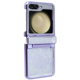 Pouzdro pro Samsung Galaxy Z Flip 5 5G, Mechanical Legend, fialové