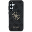 Pouzdro GUESS pro Samsung Galaxy S25, 4G Big Metal Logo, černé