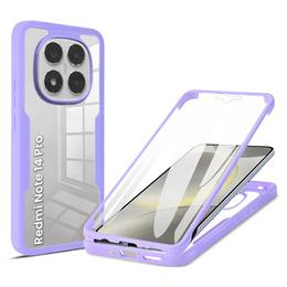 Pouzdro pro Xiaomi Redmi Note 14 Pro 5G, Shockproof, s fólií, fialové