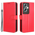 Klopové pouzdro pro Oppo A79 5G, Crazy Horse Wallet, červené