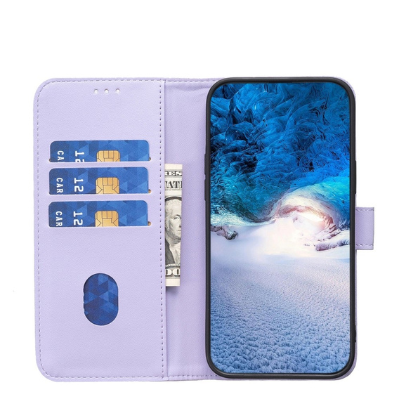 Klopové pouzdro pro Xiaomi Redmi Note 13 Pro 5G, BINFEN Wallet, fialové