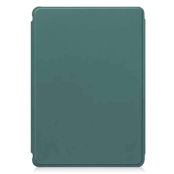 Pouzdro s klávesnicí pro iPad Pro 11" 2024 (5 gen.), Rotary 360° Leather, tmavě zelené