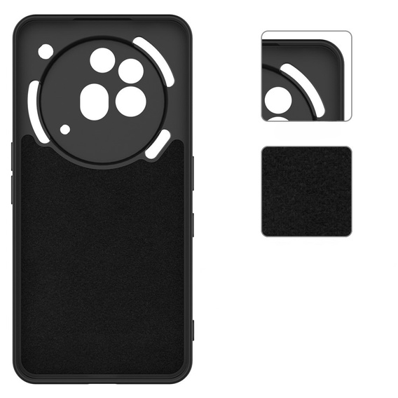 Pouzdro pro Nothing Phone 3a Pro, Silicone Lite, černé