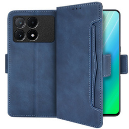 Klopové pouzdro pro Xiaomi Poco X6 Pro 5G, Card Slot, modré