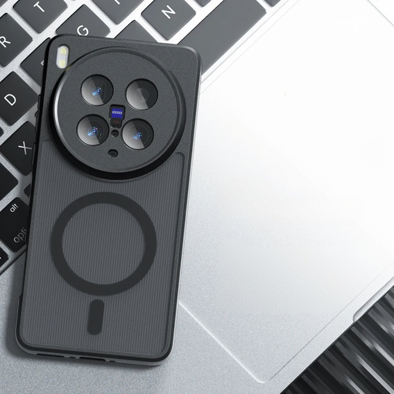 Pouzdro pro Vivo X200 Pro 5G, pro MagSafe, ERBORD Matt Case, černý