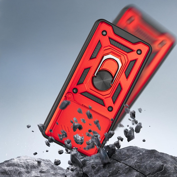 Pouzdro pro Xiaomi Redmi Note 14 4G, CamShield Slide, červené