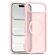 Matné pouzdro pro iPhone Air, pro MagSafe, průsvitné růžové