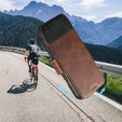 Flipové pouzdro 2 v 1 pro iPhone 17 Pro, SUTENI, pro MagSafe, hnědé