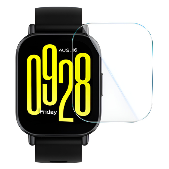 2x Tvrzené sklo s montážním rámečkem ERBORD pro Xiaomi Redmi Watch 5 Active