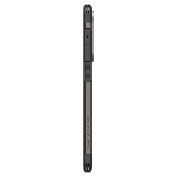 Pouzdro Spigen pro Samsung Galaxy A36 5G, Tough Armor Mag MagSafe, černé + 9H tvrzené sklo