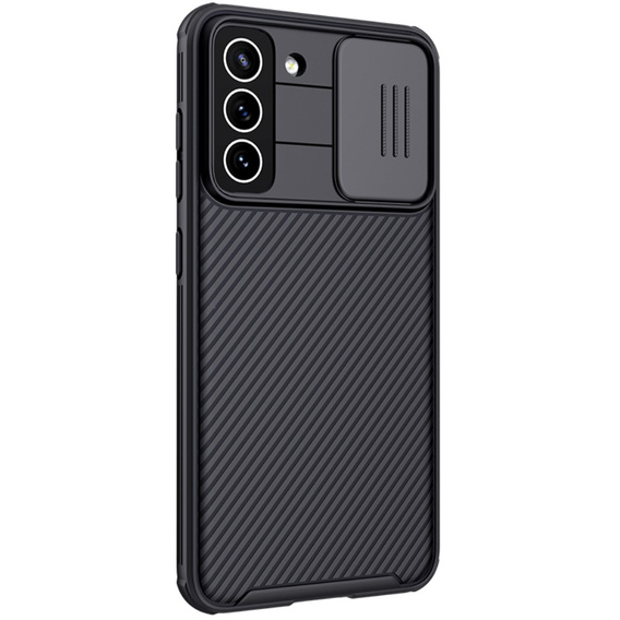 Pouzdro pro Samsung Galaxy S21 FE, obrněné Nillkin, CamShield Pro, černé