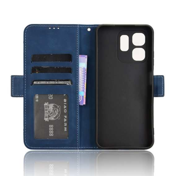 Klopové pouzdro pro Infinix Hot 50i 4G, Card Slot, námořnicky modré