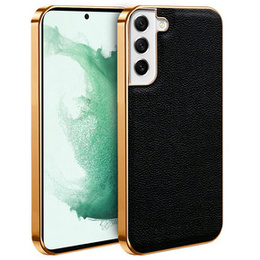 Pouzdro pro Samsung Galaxy S22, Cowhide Leather, černé